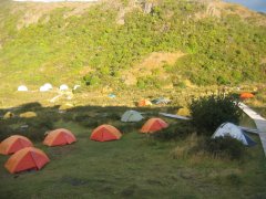 18-Tents at the Refugio las Torres